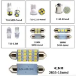 28 Piece White LED Car Interior Light Bulb Assortment, 12V - Image 16