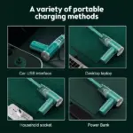 120W Cordless Handheld Car Vacuum with 9000Pa Suction and HEPA Filter - Image 14