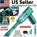 120W Cordless Handheld Car Vacuum with 9000Pa Suction and HEPA Filter