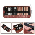 29 Piece Drawing and Sketching Pencil Charcoal Art Set - Image 10