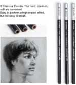 29 Piece Drawing and Sketching Pencil Charcoal Art Set - Image 13