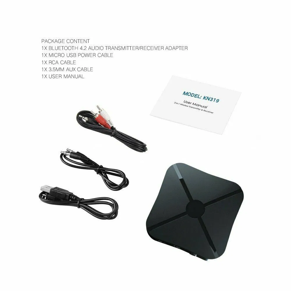 2 in 1 Bluetooth Transmitter Receiver Wireless Audio Adapter