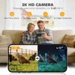 PawHut 2K HD AI Camera Automatic Chicken Coop Door with APP Remote Control, WiFi Solar Powered with 5200 mAh Large Battery - Image 5