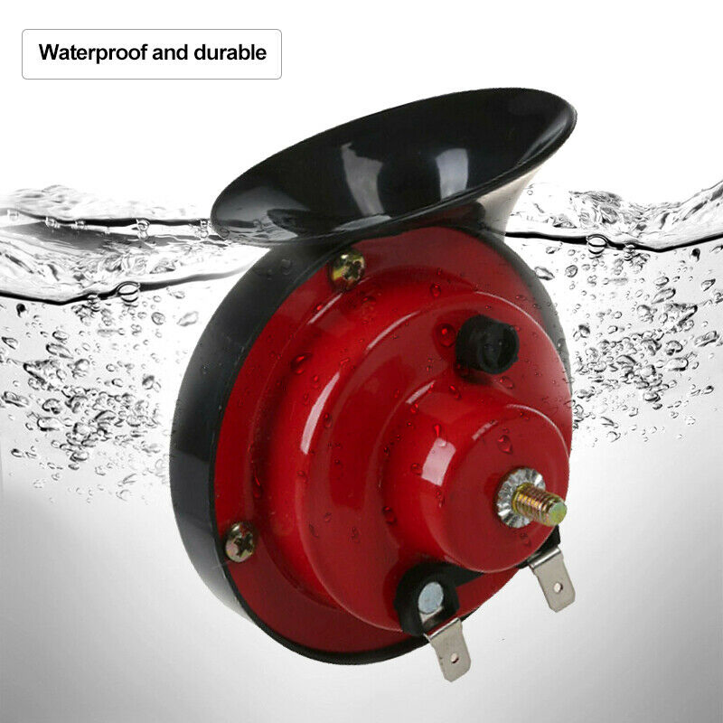 2 Pack 12V Dual Tone Car Horns for Motorcycle Truck SUV and Boat