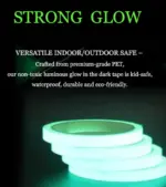2 Pack Glow in the Dark Self-Adhesive Luminous Tape, 3m x 1.5cm - Image 2