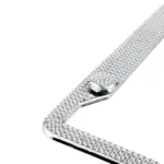 2 Pack Rhinestone Crystal License Plate Frames with Screw Caps - Image 13