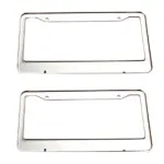 2 Pack Rhinestone Crystal License Plate Frames with Screw Caps - Image 14
