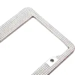 2 Pack Rhinestone Crystal License Plate Frames with Screw Caps - Image 17