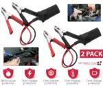 2 Pack 12-24V Battery Clamp to Female Cigarette Lighter Socket Adapters - Image 12