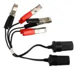 2 Pack 12-24V Battery Clamp to Female Cigarette Lighter Socket Adapters - Image 19