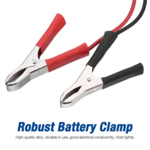 2pcs car battery alligator clamp clip cigarette lighter power adapter socket 12v 7