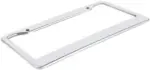 2 Pack Chrome 304 Stainless Steel License Plate Frames with Screw Caps - Image 5