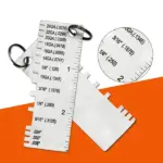2 Pack Stainless Steel Sheet Metal and Wire Thickness Gauge Measuring Tools - Image 5