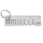 2 Pack Stainless Steel Sheet Metal and Wire Thickness Gauge Measuring Tools - Image 10