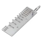 2 Pack Stainless Steel Sheet Metal and Wire Thickness Gauge Measuring Tools - Image 11