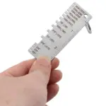 2 Pack Stainless Steel Sheet Metal and Wire Thickness Gauge Measuring Tools - Image 16