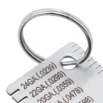 2 Pack Stainless Steel Sheet Metal and Wire Thickness Gauge Measuring Tools - Image 18
