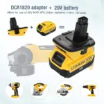 2 Pack DCA1820 Battery Adapters for DeWalt 20V Li-Ion to 18V Tools - Image 13