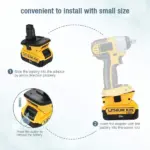2 Pack DCA1820 Battery Adapters for DeWalt 20V Li-Ion to 18V Tools - Image 14