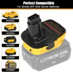 2 Pack DCA1820 Battery Adapters for DeWalt 20V Li-Ion to 18V Tools - Image 2