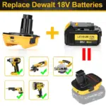 2 Pack DCA1820 Battery Adapters for DeWalt 20V Li-Ion to 18V Tools - Image 4