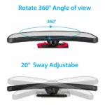 2 Pack 360 Degree Stick On Blind Spot Mirrors for Car Truck and SUV - Image 6