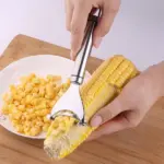 2 Pack Stainless Steel Corn Cob Peelers with Serrated Blades - Image 13