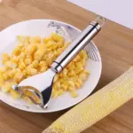 2 Pack Stainless Steel Corn Cob Peelers with Serrated Blades - Image 14