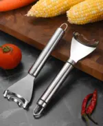 2 Pack Stainless Steel Corn Cob Peelers with Serrated Blades - Image 17