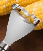 2 Pack Stainless Steel Corn Cob Peelers with Serrated Blades - Image 19