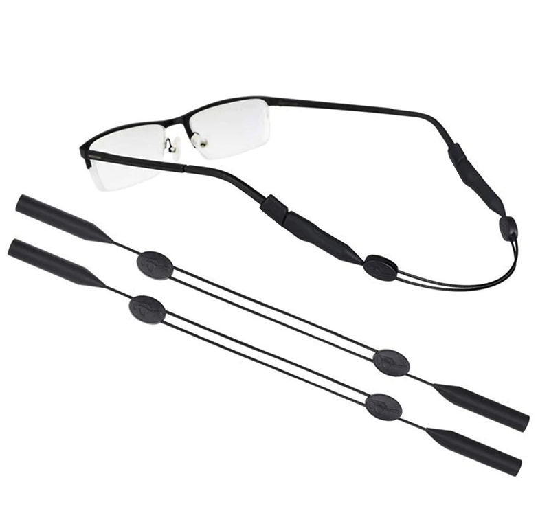 2 Pack Adjustable Eyeglass Retainer Straps for Sports Glasses and Sunglasses