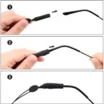 2 Pack Adjustable Eyeglass Retainer Straps for Sports Glasses and Sunglasses - Image 5