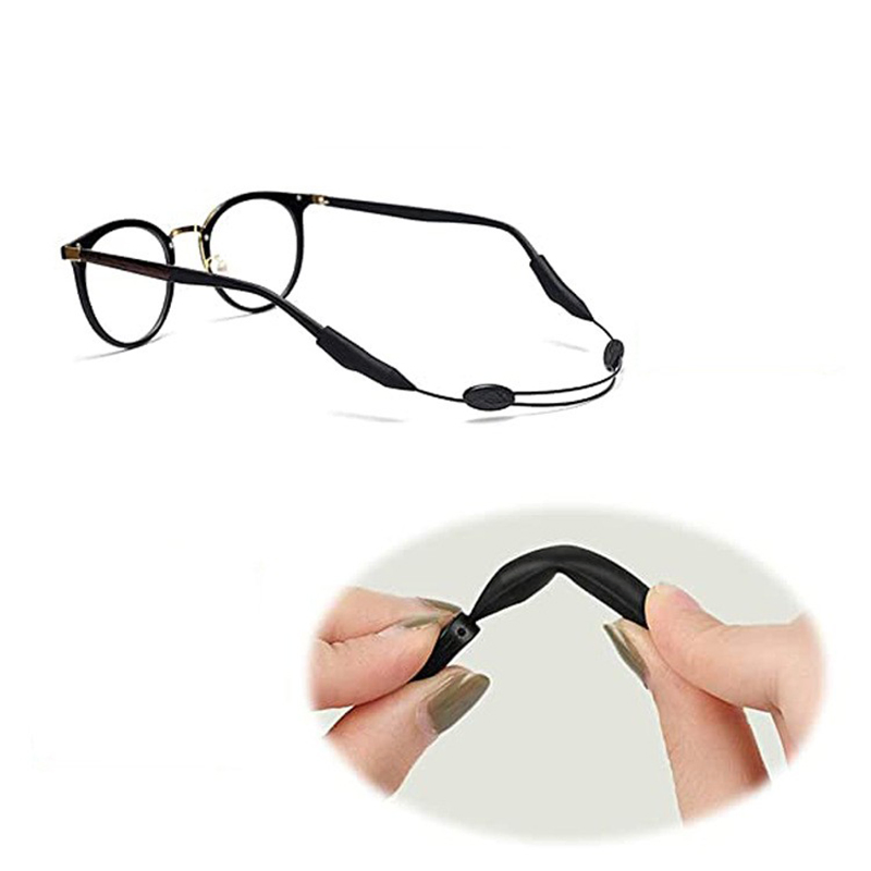 2 Pack Adjustable Eyeglass Retainer Straps for Sports Glasses and Sunglasses