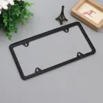 2 Pack Black Stainless Steel License Plate Frames with Mounting Hardware - Image 5