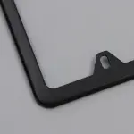 2 Pack Black Stainless Steel License Plate Frames with Mounting Hardware - Image 6