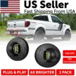 2 Pack LED License Plate Light Assemblies for Ford F-150 F-250 F-350