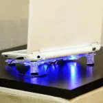 3 Fan USB Laptop Cooling Pad with Blue LED for 13 Inch Laptops - Image 2