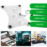 3 Fan USB Laptop Cooling Pad with Blue LED for 13 Inch Laptops - Image 3