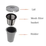 3 Pack Reusable Coffee Filter Cups Compatible with Keurig Brewers - Image 5