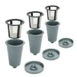 3 Pack Reusable Coffee Filter Cups Compatible with Keurig Brewers - Image 2