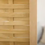 HOMCOM 3 Panel Bamboo Room Divider Hand Woven Folding Privacy Screen Natural for Home Office 4725x67x075 - Image 8