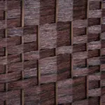 HOMCOM 3 Panel Wicker Room Folding Divider 6 ft Tall Privacy Screen Brown - Image 9