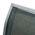 Outsunny 3-Person Outdoor Patio Glider Bench, Porch Glider Swing with 3 Seats, Breathable Mesh Fabric, Metal Frame, Black - Image 9