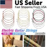 3 Sets of 6 Acoustic Guitar Replacement Strings, 18 Strings Total