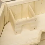3 Tier Large Wooden Hamster Cage with Slide Activity Center Ladder Feeding Bowl - Image 10