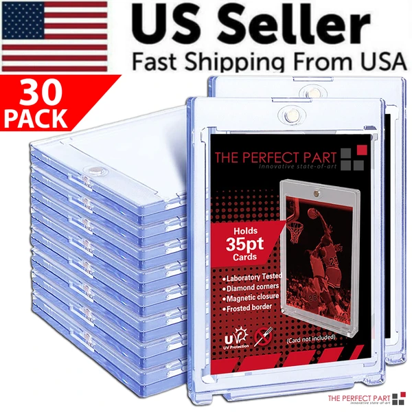 30-pack-magnetic-trading-sports-card-holders-35pt-one-touch-hard-uv-protection-6.webp 30 Pack 35pt Magnetic Trading Card Holders with UV Protection - Image 1