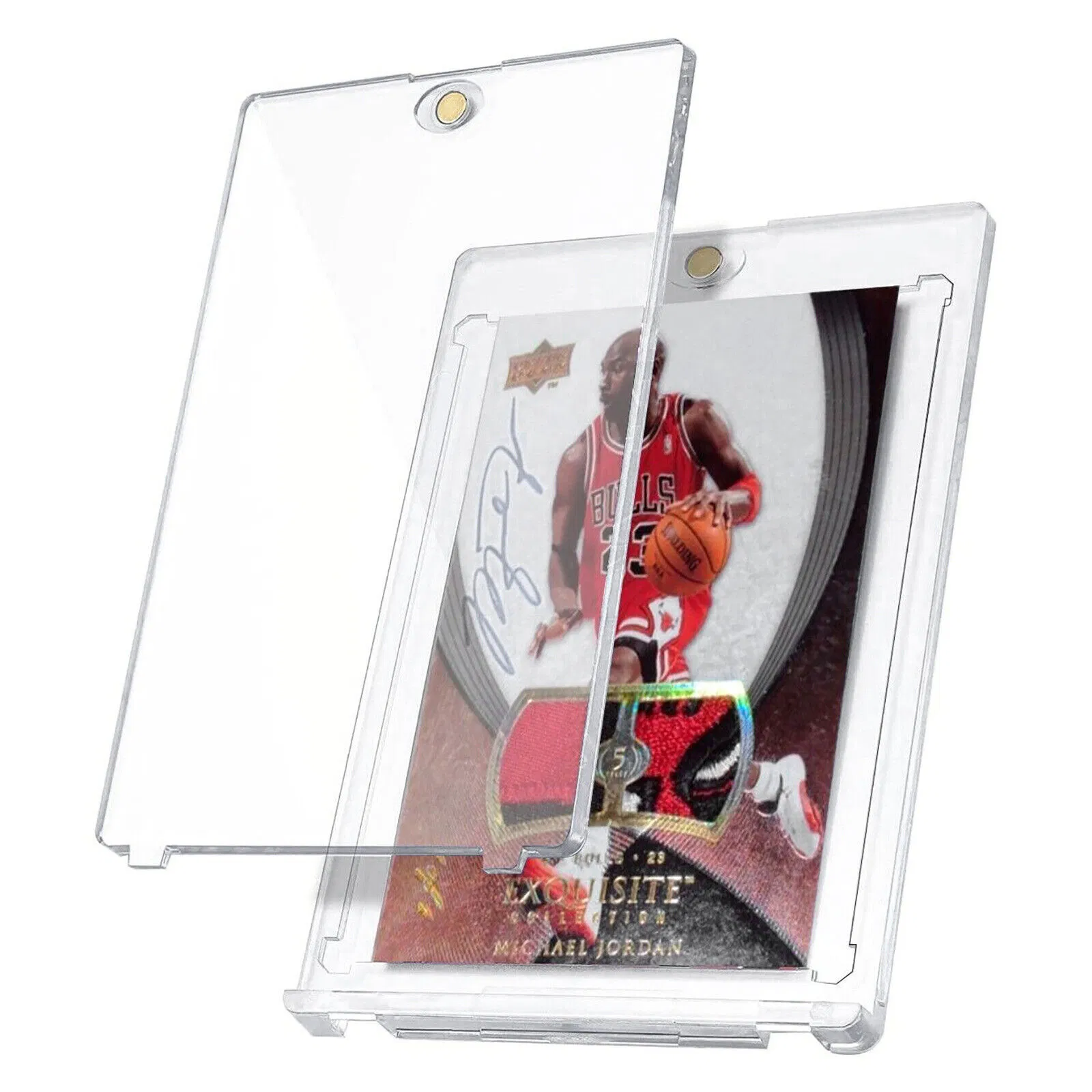 30 Pack 35pt Magnetic Trading Card Holders with UV Protection