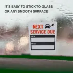 300 Pack Clear Oil Change Service Reminder Window Stickers 2 x 2 Inch - Image 9