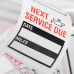 300 Pack Clear Oil Change Service Reminder Window Stickers 2 x 2 Inch - Image 3
