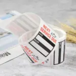 300 Pack Clear Oil Change Service Reminder Window Stickers 2 x 2 Inch - Image 4